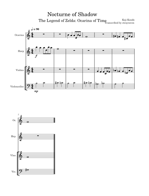 Nocturne of Shadow - The Legend of Zelda: Ocarina of Time – Koji Kondo LOZ