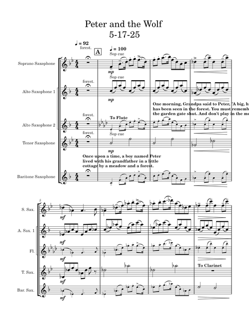 Peter and the Wolf, Op.67 – Sergei Prokofiev