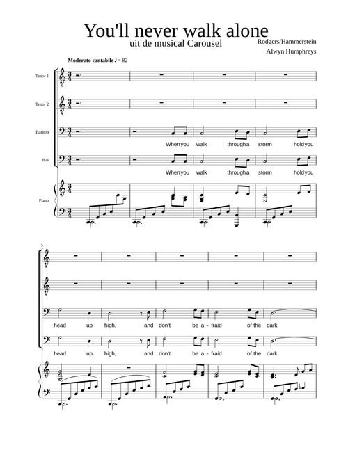 FRM179 You'll never walk alone-TTBB-Rodgers Hammerstein