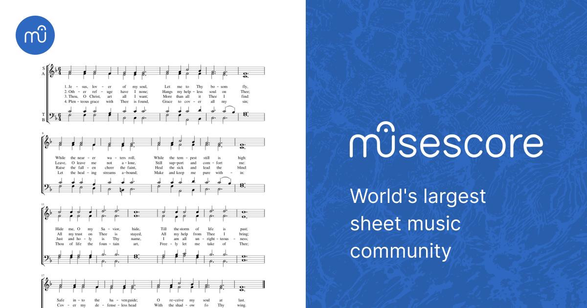 楽譜　吹奏楽　Thus Do You Fare, My Jesus My Jesus, Fair [free song] - Church Works Media