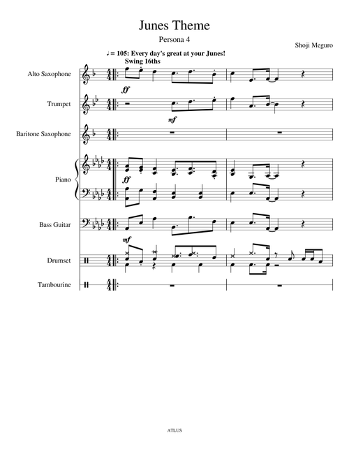Junes Theme (Persona 4)