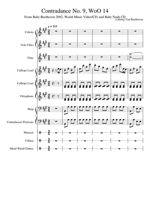 Contradance No. 9, WoO 14