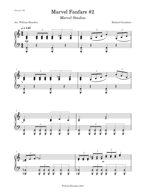 "Marvel Studios Fanfare" - Michael Giacchino