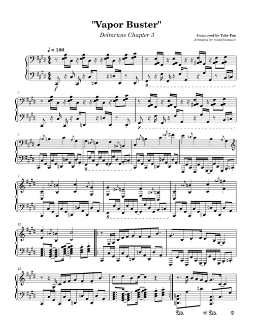 Vapor Buster- Deltarune Chapter 3