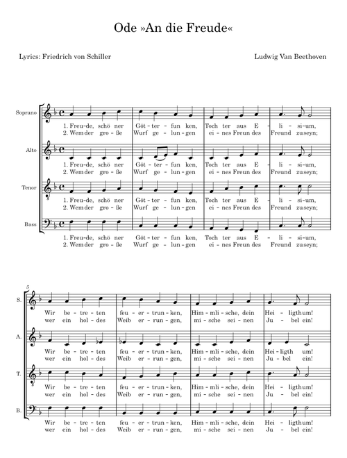 Ode an die Freude - Ludwig Van Beethoven