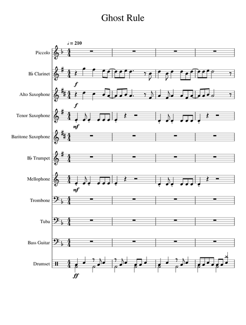Ghost Rule - DECO*27 [Pep Band Arrangement]