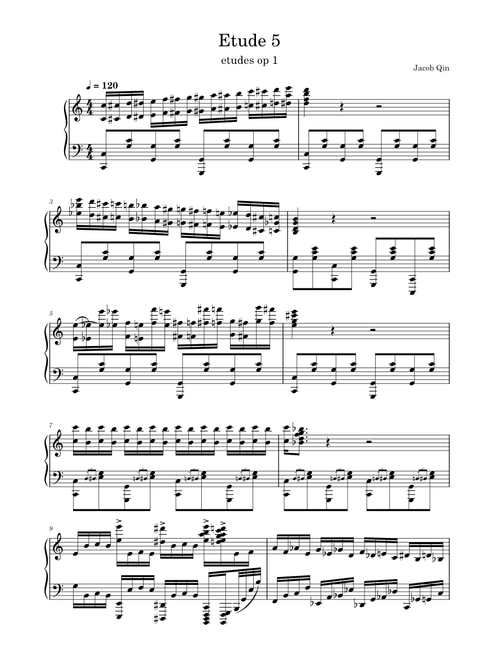 Etude 5