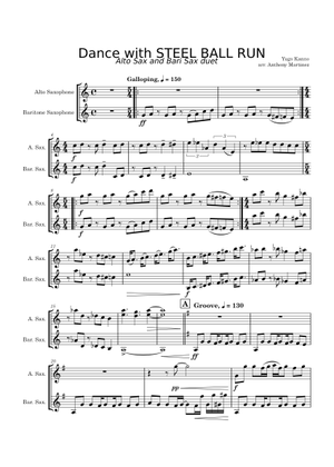 Dance with STEEL BALL RUN – Yugo Kanno Sheet Music for Saxophone alto ...