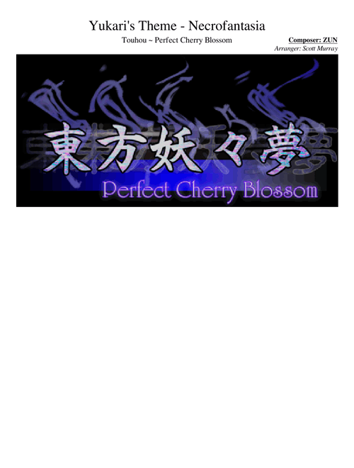 [Concert Band] Touhou 7 ~ Perfect Cherry Blossom - "Necrofantasia" (MS 3.0)