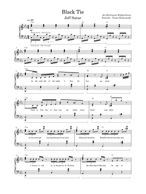 Black Tie - Jeff Satur