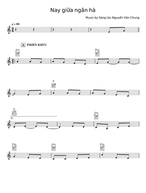 Nay giữa ngân hà – Nguyễn Văn Chung