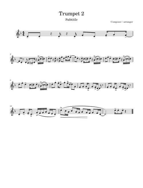 Trumpet 2 – lukehicks554