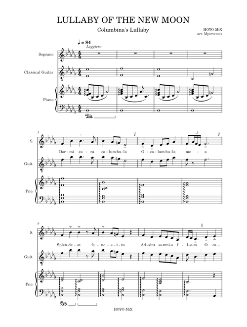 Lullaby of the New Moon (I): Somnias a Luna – HOYO-MiX