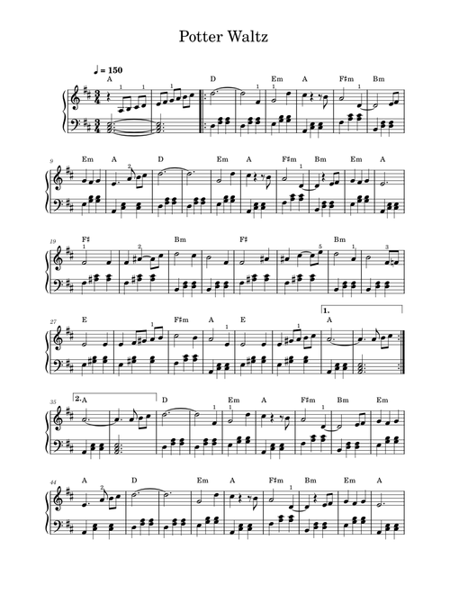 Harry Potter sheet music by GingerBeard97 | Play, print, and