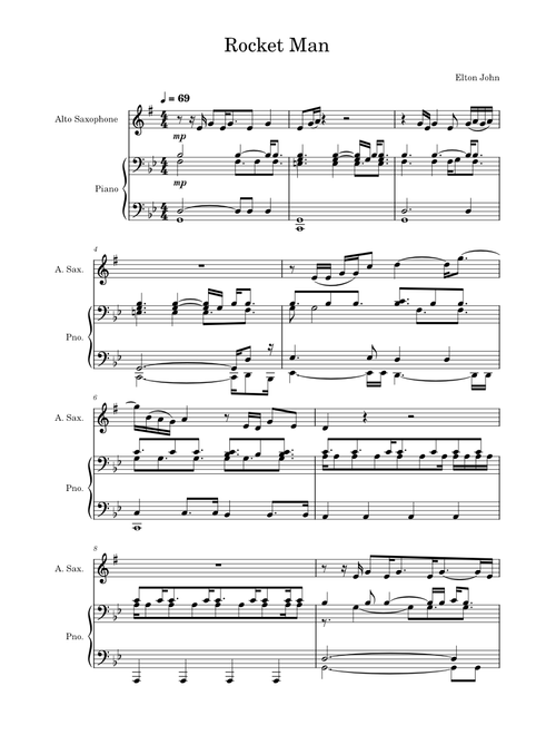 Rocket Man – Elton John
