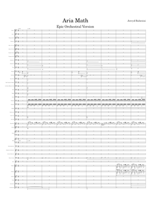 Aria Math Sheet Music for Piano (Solo) | MuseScore.com
