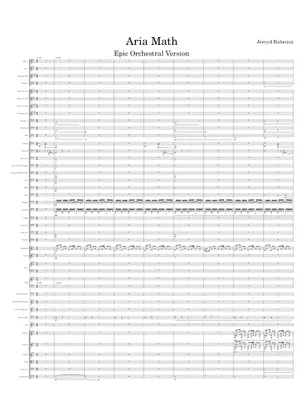 Aria Math Sheet Music for Piano (Solo) | MuseScore.com