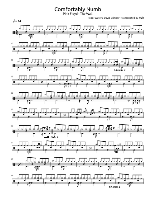 Comfortably Numb – Pink Floyd