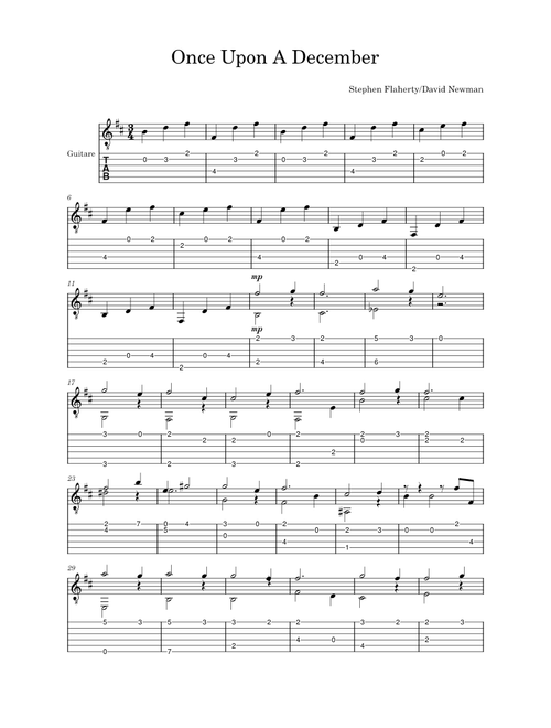 Once upon a december – David Newman
