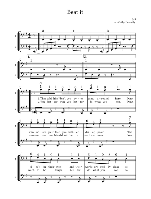 Beat it – Michael Jackson