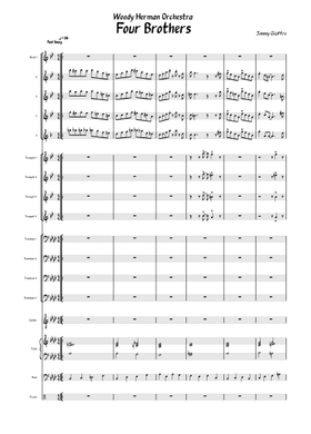 Free Four Brothers by Jimmy Giuffre sheet music | Download PDF or