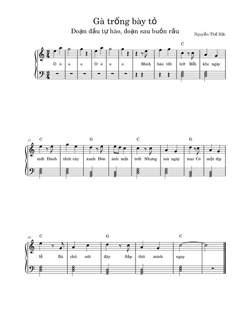 10-Gà trống bày tỏ