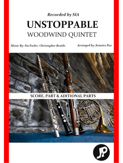 Unstoppable (Arr. Jonatas Paz) - Sia (Woodwind Ensemble)