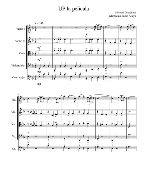 Up Main Theme – Michael Giacchino Up de PIXAR – Michael Giacchino