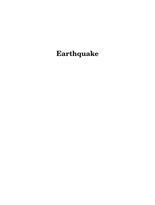 Earthquake – LSU -Full Band