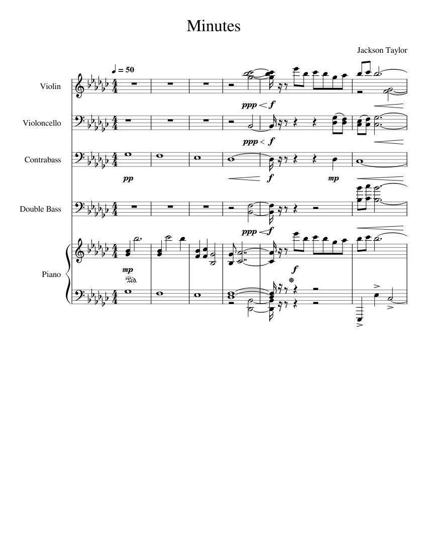Minutes - piano tutorial