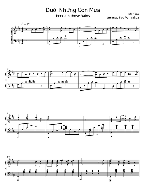 Dưới Những Cơn Mưa – Mr. Siro
