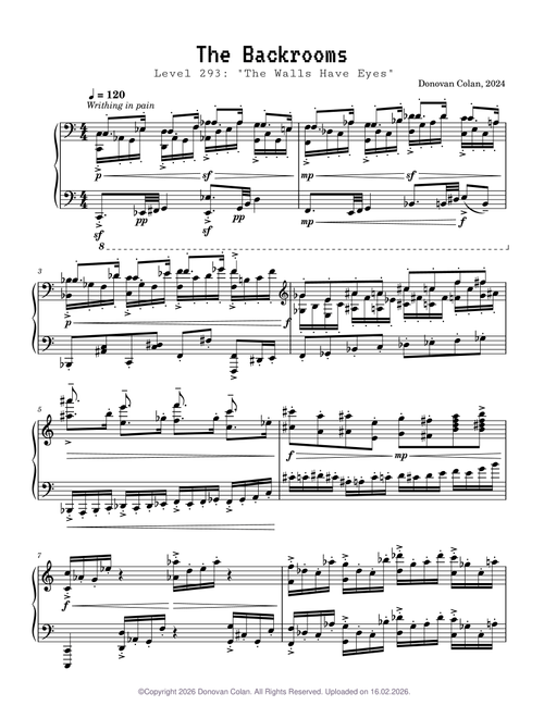 "Etudes From Hell" No.1 - Donovan Colan