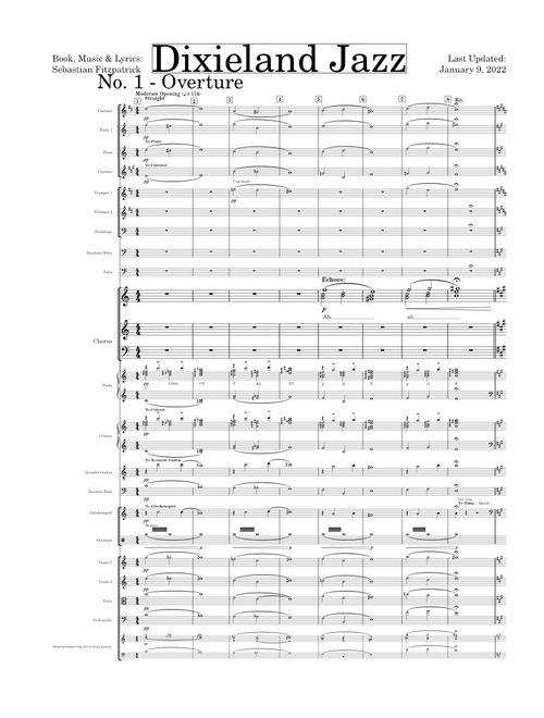 Dixieland Jazz - Full Score & Script
