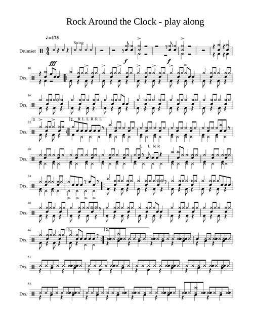 Rock around the clock drums