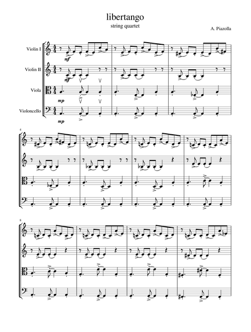Libertango (string quartet)