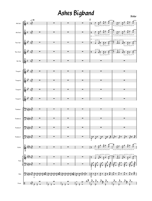 Ashes – Stellar Ashes -Stellar (For Bigband)