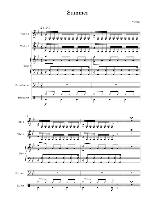 Summer – Antonio Vivaldi