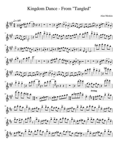 Kingdom dance – Alan Menken Flute Solo