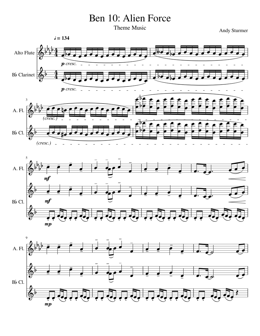 Ben 10 Alien Force Theme Music piano tutorial