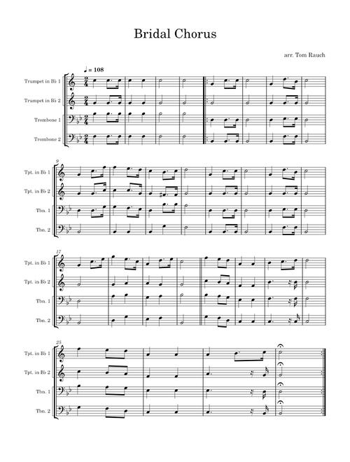 Bridal Chorus – Richard Wagner