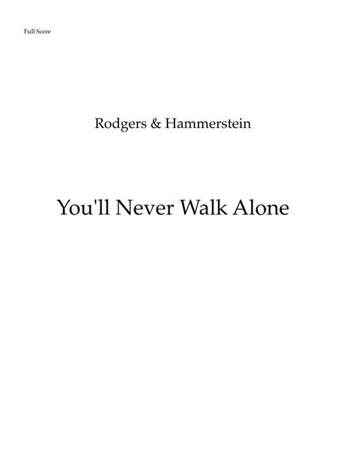 You'll Never Walk Alone (Arr. Leandro Cardoso) - Richard Rodgers (Brass Ensemble)