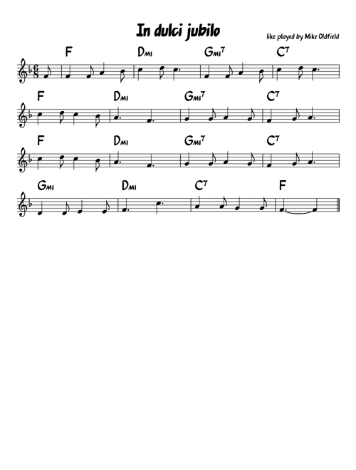 In dulci jubilo