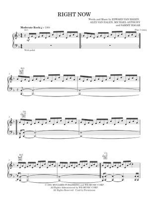 ヴァン•ヘイレン1 スコア リットーミュージック Van Halen ヴァン