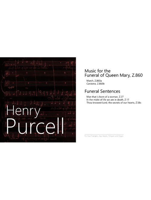 Music for the Funeral of Queen Mary, Z.860 – Henry Purcell