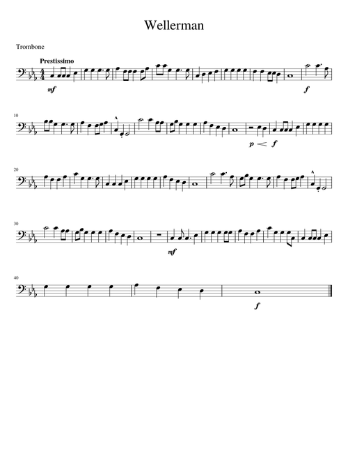 Wellerman (sea shanty) Trombone