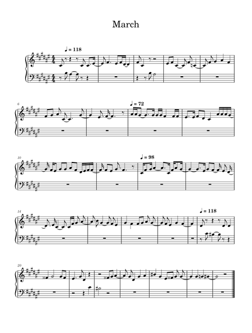 March – Angelic Sounds