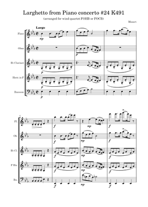 Larghetto from Piano Concerto No.24 in C minor, K.491 – Wolfgang