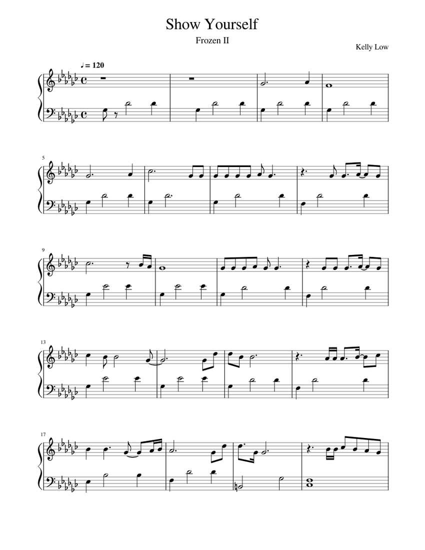 show-yourself-sheet-music-for-piano-solo-musescore