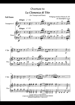 La Clemenza di Tito (Overture) – Wolfgang Amadeus Mozart