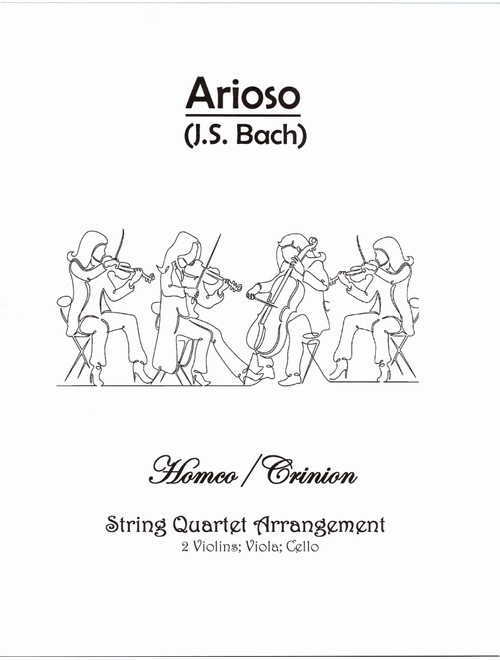 Arioso (Arr. Homco/Crinion) - JS Bach (String Quartet)